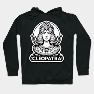 Cleopatra's Grace: Egyptian Queen's Elegance Hoodie